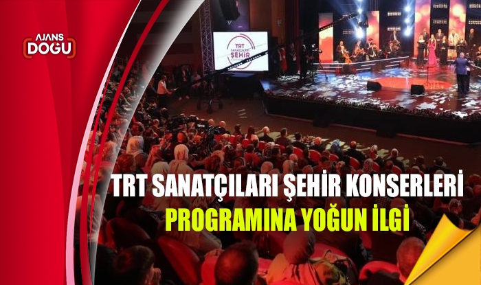 TRT Sanatçıları Şehir Konserleri programına yoğun ilgi