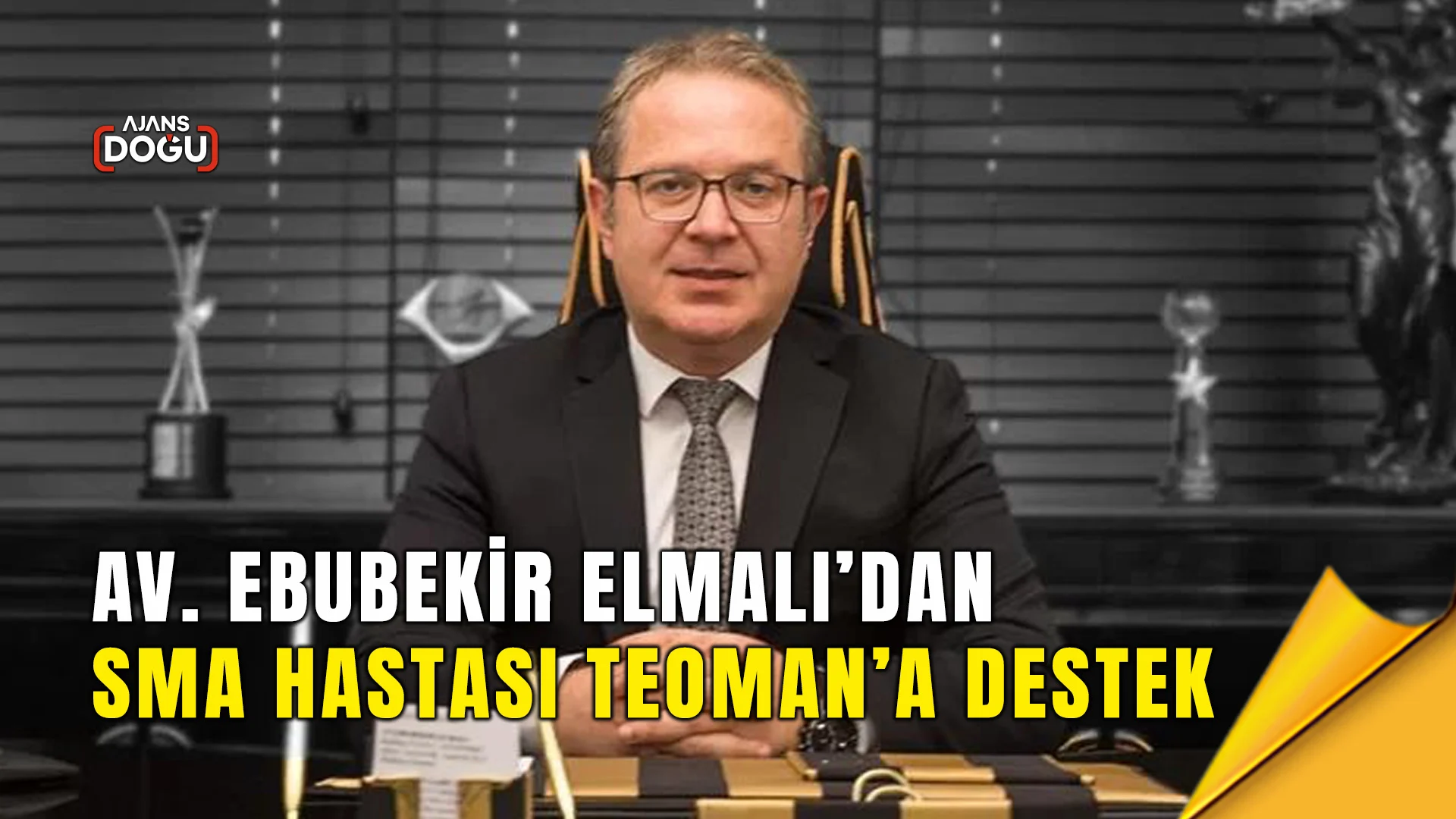 erzurumlu sma hastası minik teoman için başlatılan yardım kampanyasına av. ebubekir elmalı öncülük etti. sosyal medyada açılan canlı yayında kısa sürede 200 bin tl bağış toplandı.