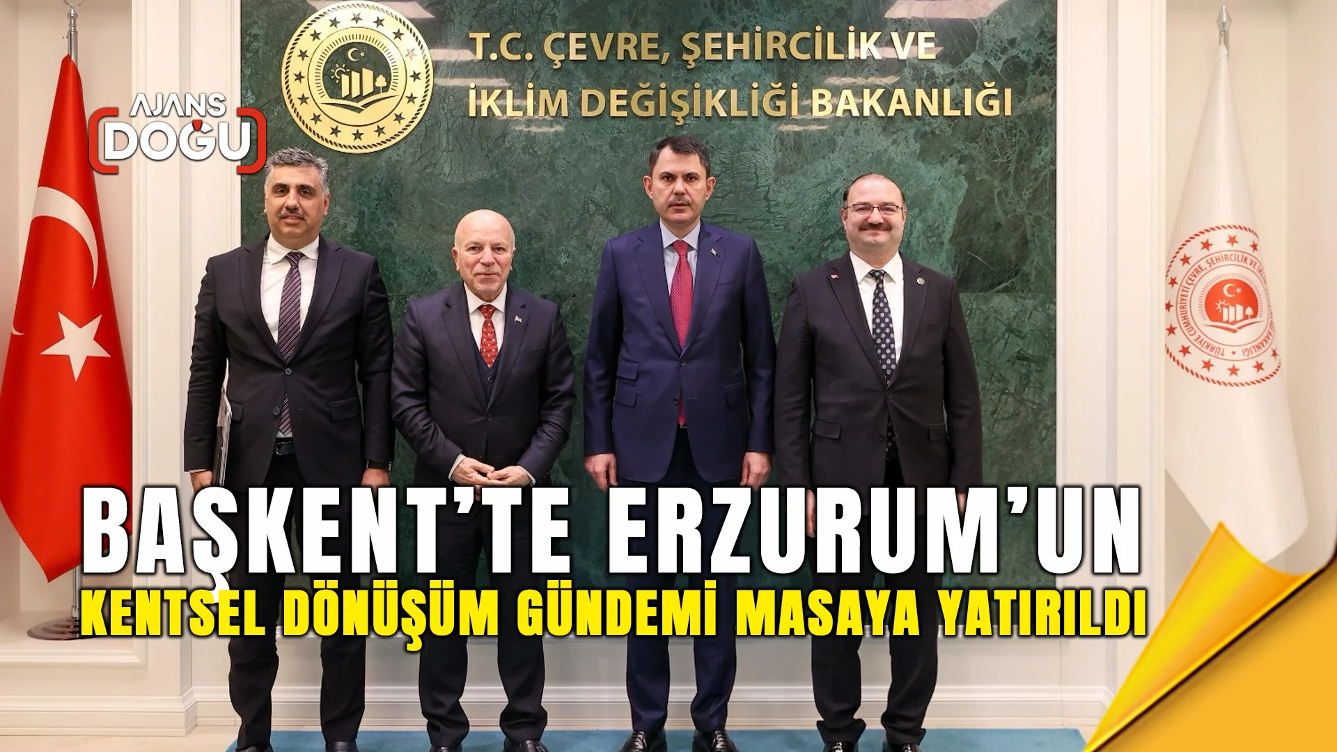 başkent’te erzurum’un kentsel dönüşüm gündemi masaya yatırıldı