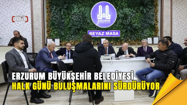 Erzurum Büyükşehir Belediyesi tarafından düzenlenen halk günü programında vatandaşların talep ve önerileri dinlendi, çözüm odaklı istişareler gerçekleştirildi.
