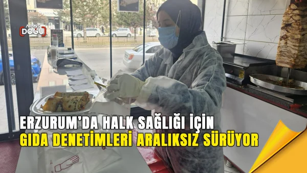 Erzurum’da gıda güvenliğini sağlamak amacıyla yürütülen denetimlerde 12–19 Aralık tarihleri arasında 225 işletme kontrol edildi, mevzuata aykırı bulunan işletmelere idari yaptırımlar uygulandı.