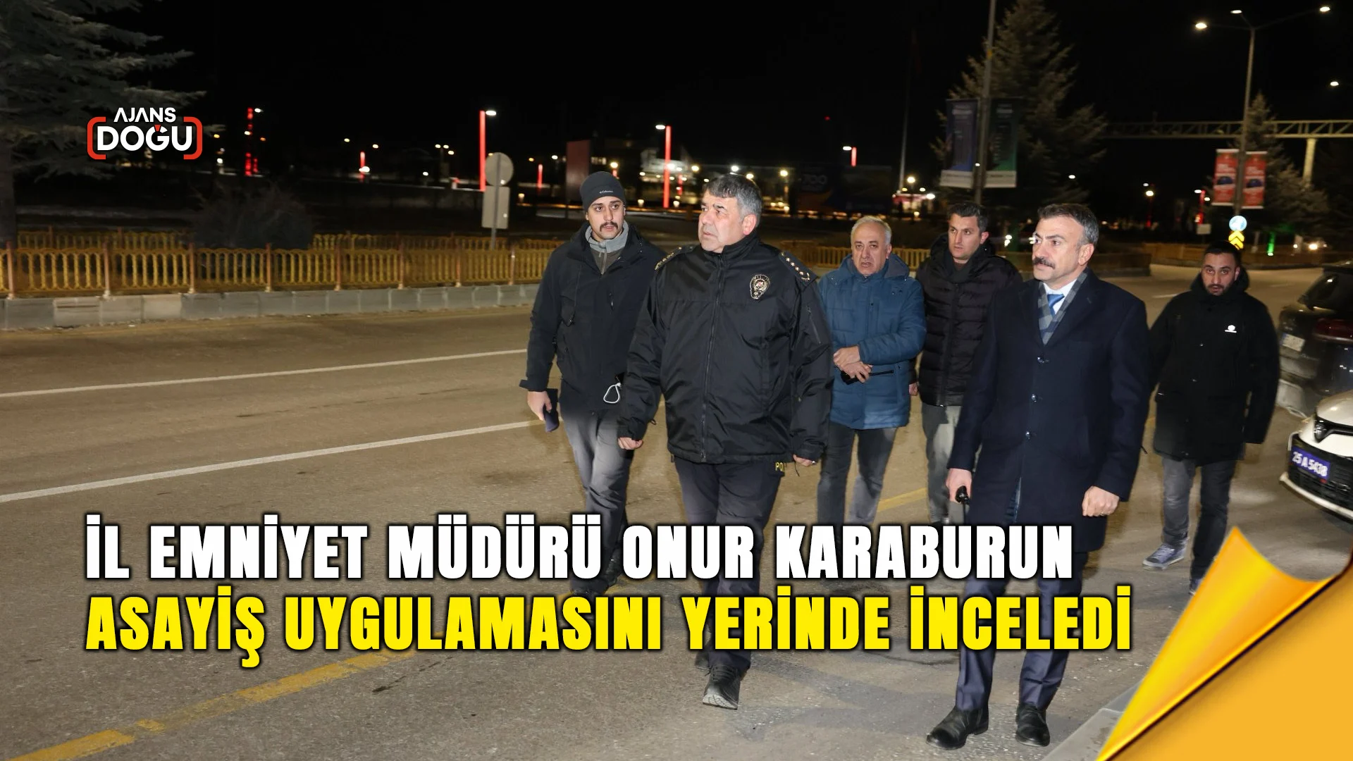 İl Emniyet Müdürü Karaburun asayiş uygulamasını yerinde inceledi