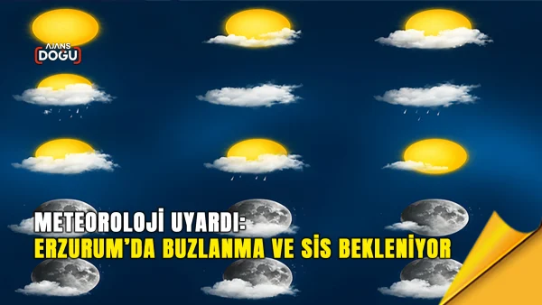 Meteoroloji uyardı: Erzurum’da buzlanma ve sis bekleniyor