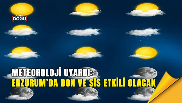 Meteoroloji uyardı: Erzurum’da don ve sis etkili olacak