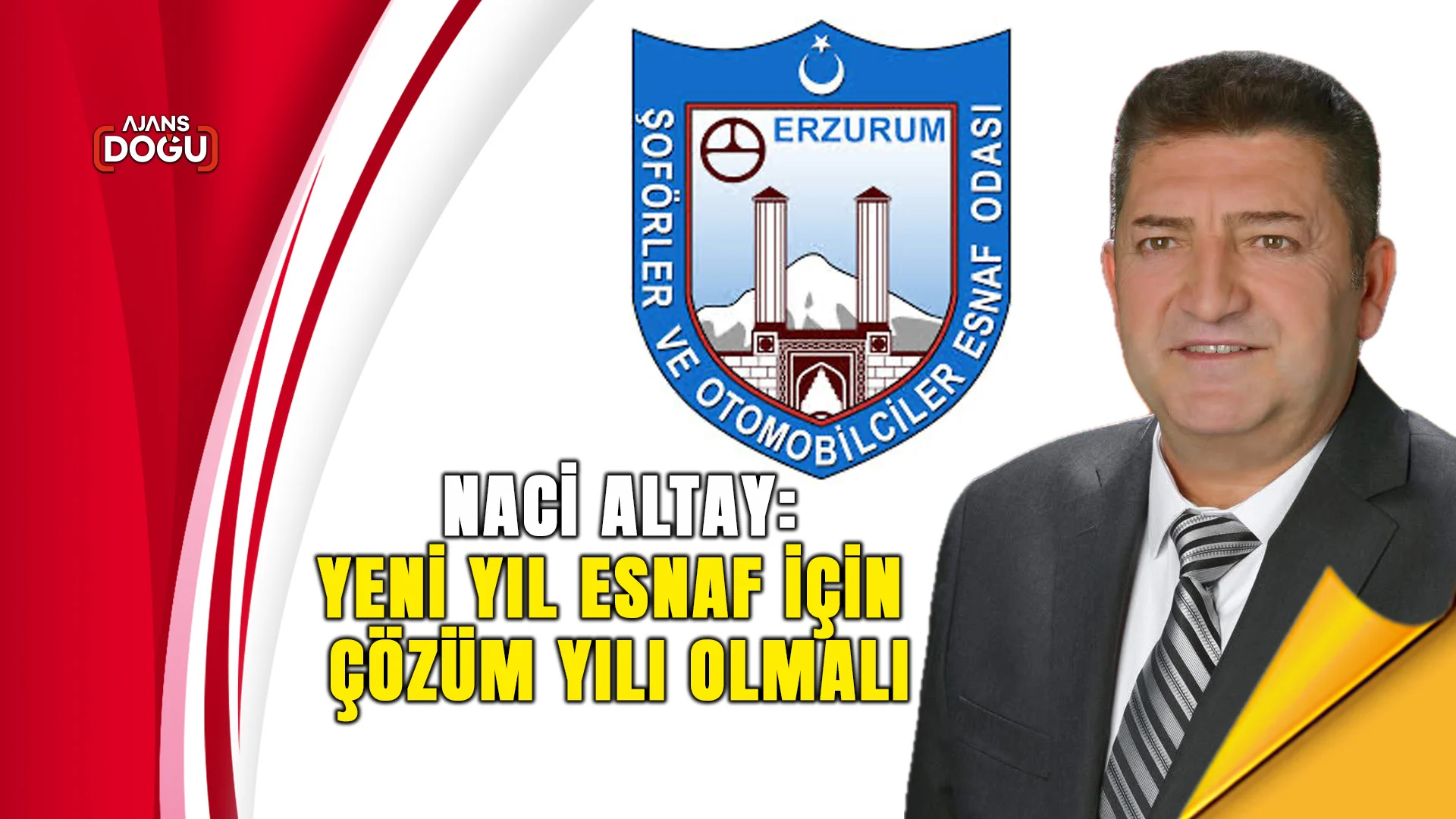Naci Altay: Yeni yıl esnaf için çözüm yılı olmalı