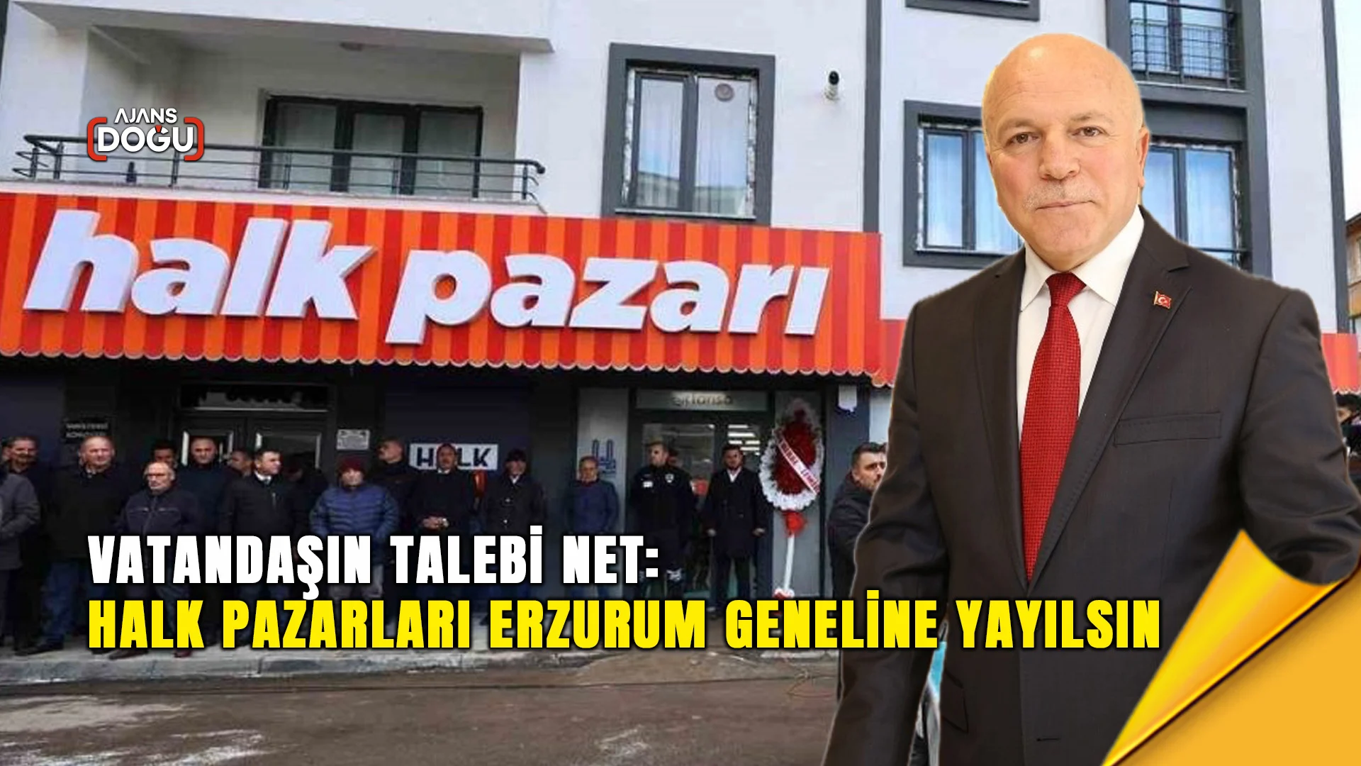 Vatandaşın talebi net: Halk pazarları Erzurum geneline yayılsın