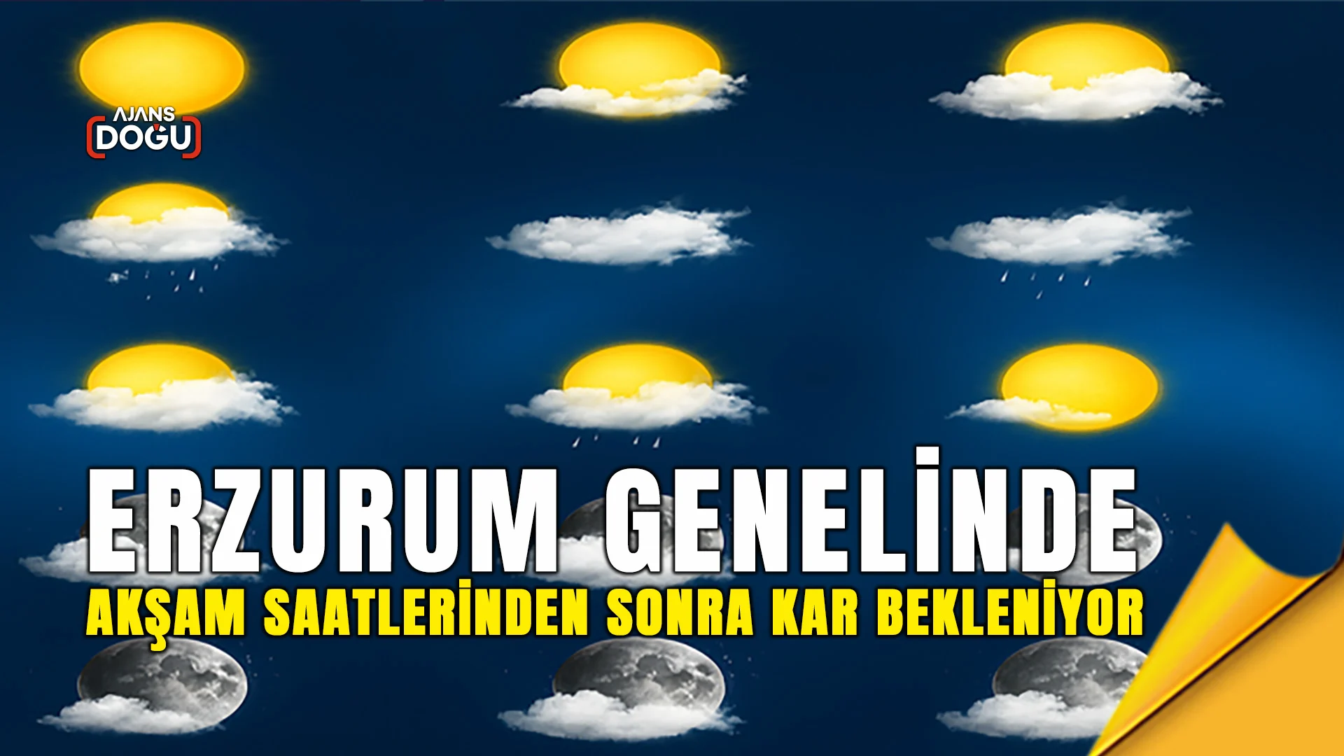 Erzurum’da havanın parçalı ve çok bulutlu olacağı, akşam saatlerinden sonra kar yağışının başlayacağı açıklandı. Don ve buzlanma riskine karşı uyarı yapıldı.