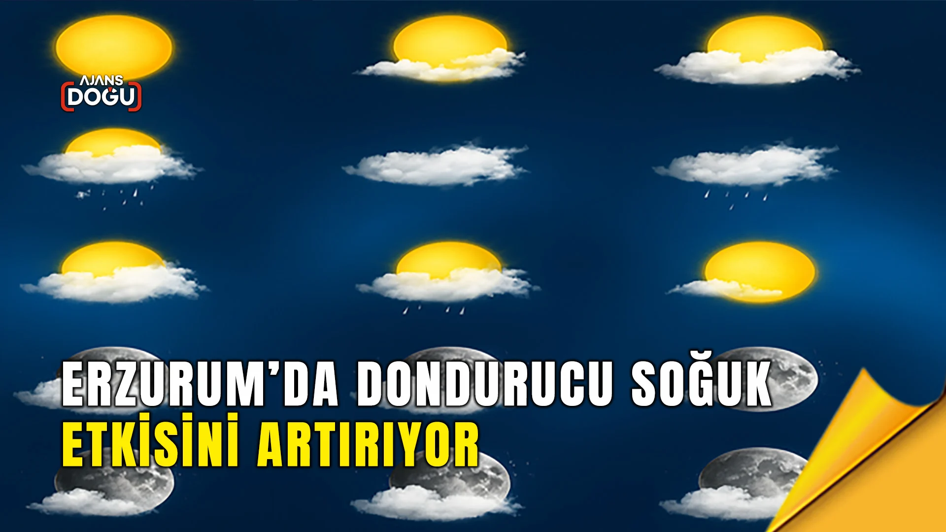 Meteoroloji verilerine göre Erzurum’da hava sıcaklıkları -11 dereceye kadar düşecek. Buzlanma ve don olaylarına karşı dikkatli olunması istendi.