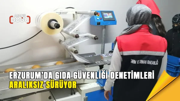 Erzurum’da gıda güvenliği denetimleri aralıksız sürüyor