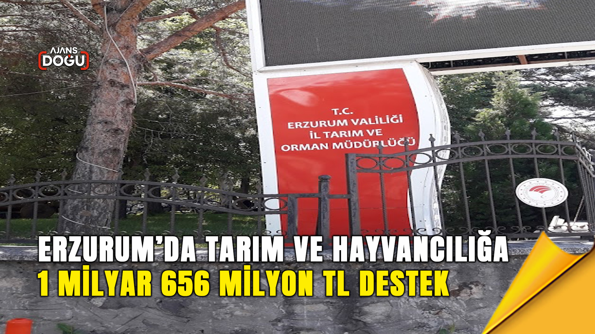 Erzurum’da tarım ve hayvancılığa 1 milyar 656 milyon TL destek