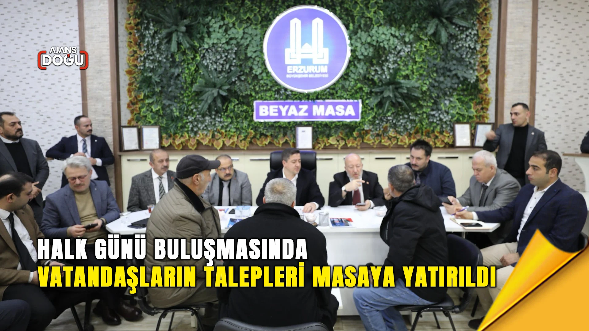 Halk günü buluşmasında vatandaşların talepleri masaya yatırıldı