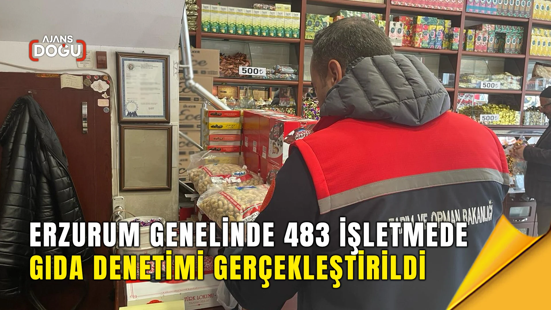 erzurum genelinde 483 isletmede gida denetimi gerceklestirildi