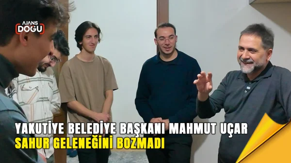 Yakutiye Belediye Başkanı Mahmut Uçar sahur geleneğini bozmadı