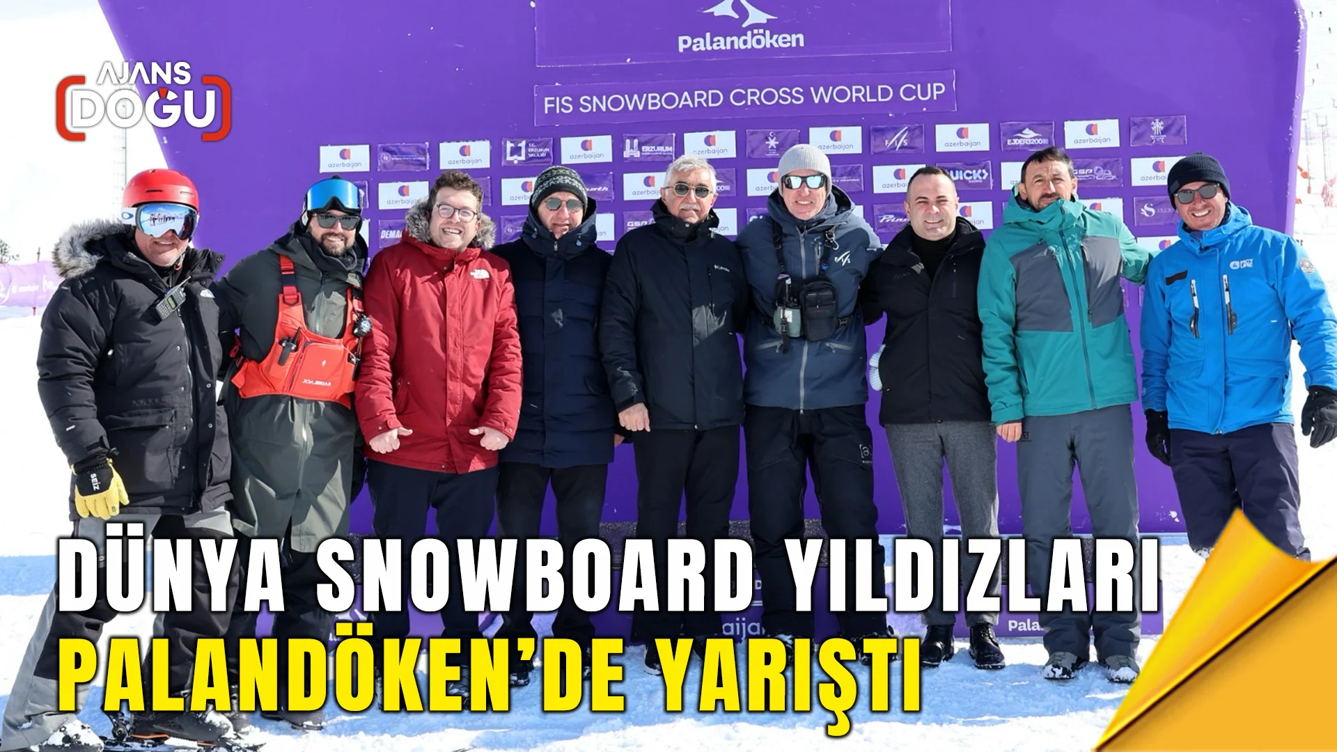 dunya snowboard yildizlari palandokende yaristi