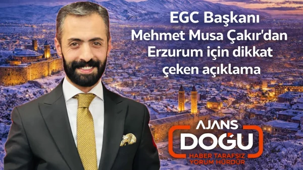 📰 EGC Başkanı Mehmet Musa Çakır’dan Erzurum için dikkat çeken açıklama 📢 Erzurum Gazeteciler Cemiyeti Başkanı Mehmet Musa Çakır, kentte uzun süredir çözüm bekleyen yüksek doğalgaz fiyatları, hızlı tren projesi ve yeni stadyum konularına dikkat çekti. ⚠️ Çakır, Erzurum’un geleceği için bu üç başlıkta somut adımlar atılması gerektiğini vurguladı. #ErzurumHaber #ErzurumGündem #ErzurumHaberleri #Erzurum #EGC