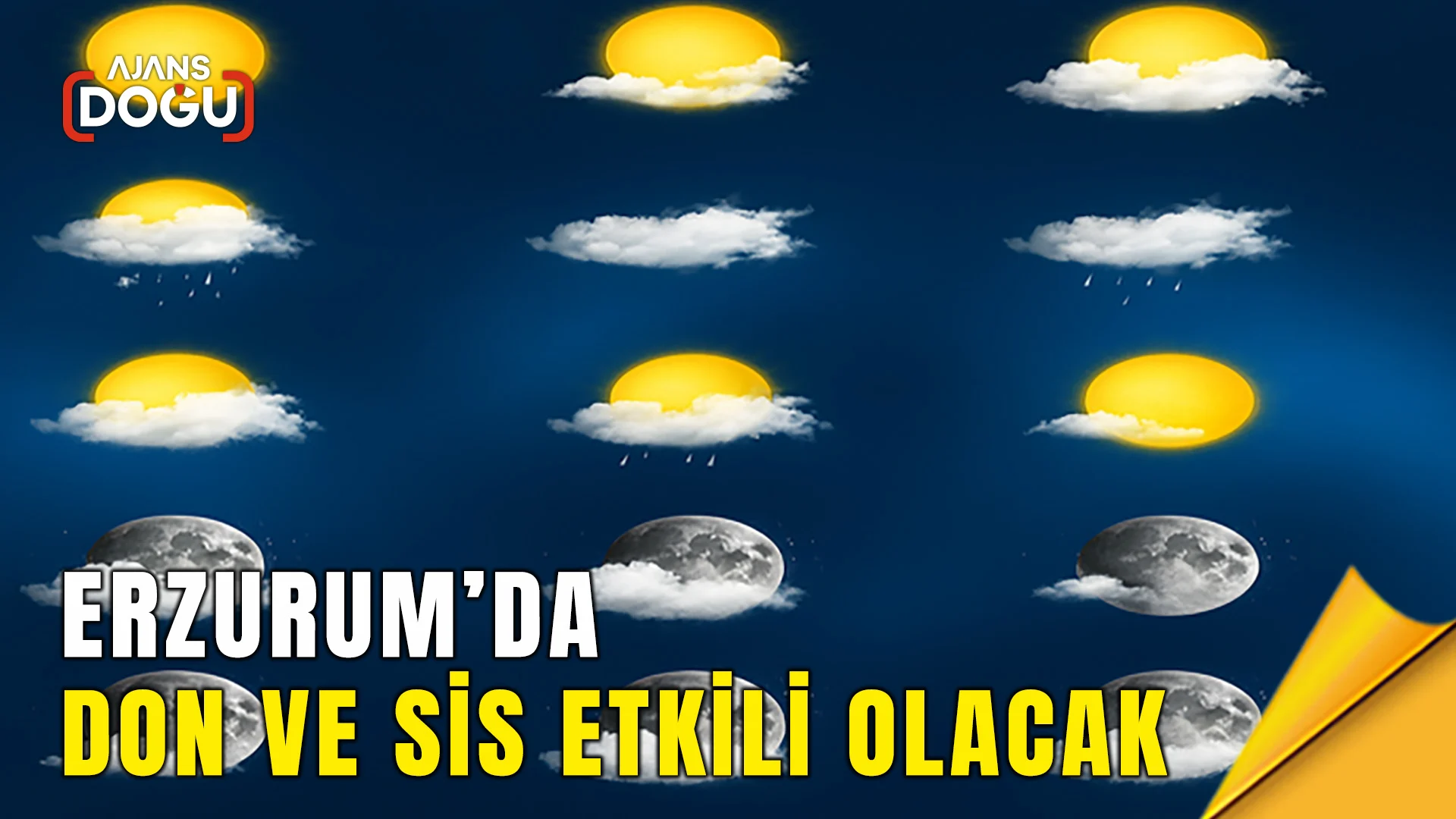 Erzurum’da don ve sis etkili olacak