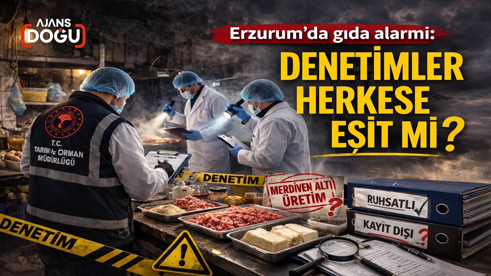 Erzurum’da gıda alarmı: Denetimler herkese eşit mi?