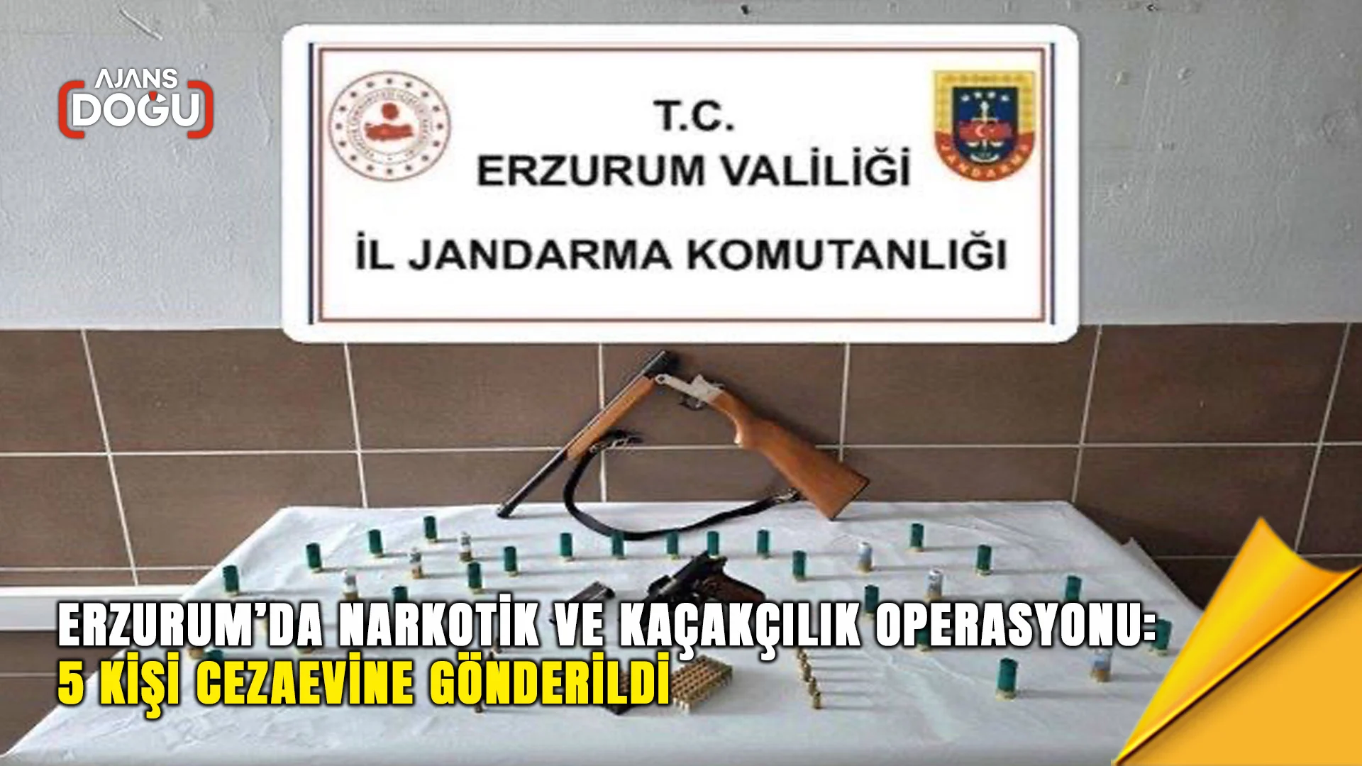 Erzurum’da narkotik ve kaçakçılık operasyonu