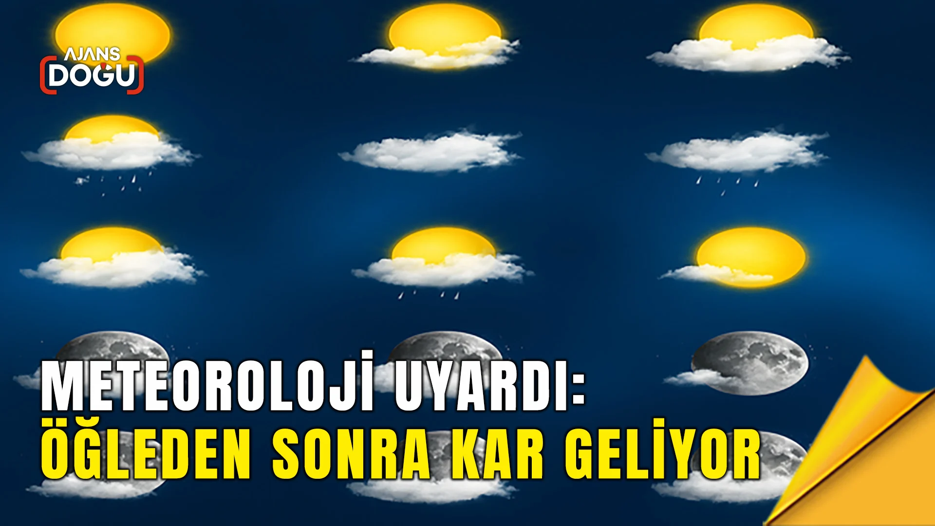 meteoroloji uyardi ogleden sonra kar geliyor