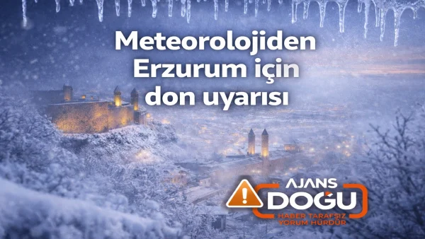 Meteorolojiden Erzurum için don uyarısı