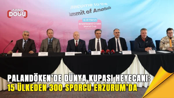 Palandöken’de dünya kupası heyecanı: 15 ülkeden 300 sporcu Erzurum’da