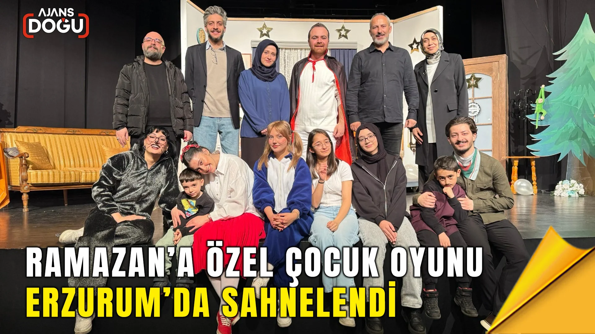 Ramazan’a özel çocuk oyunu Erzurum’da sahnelendi