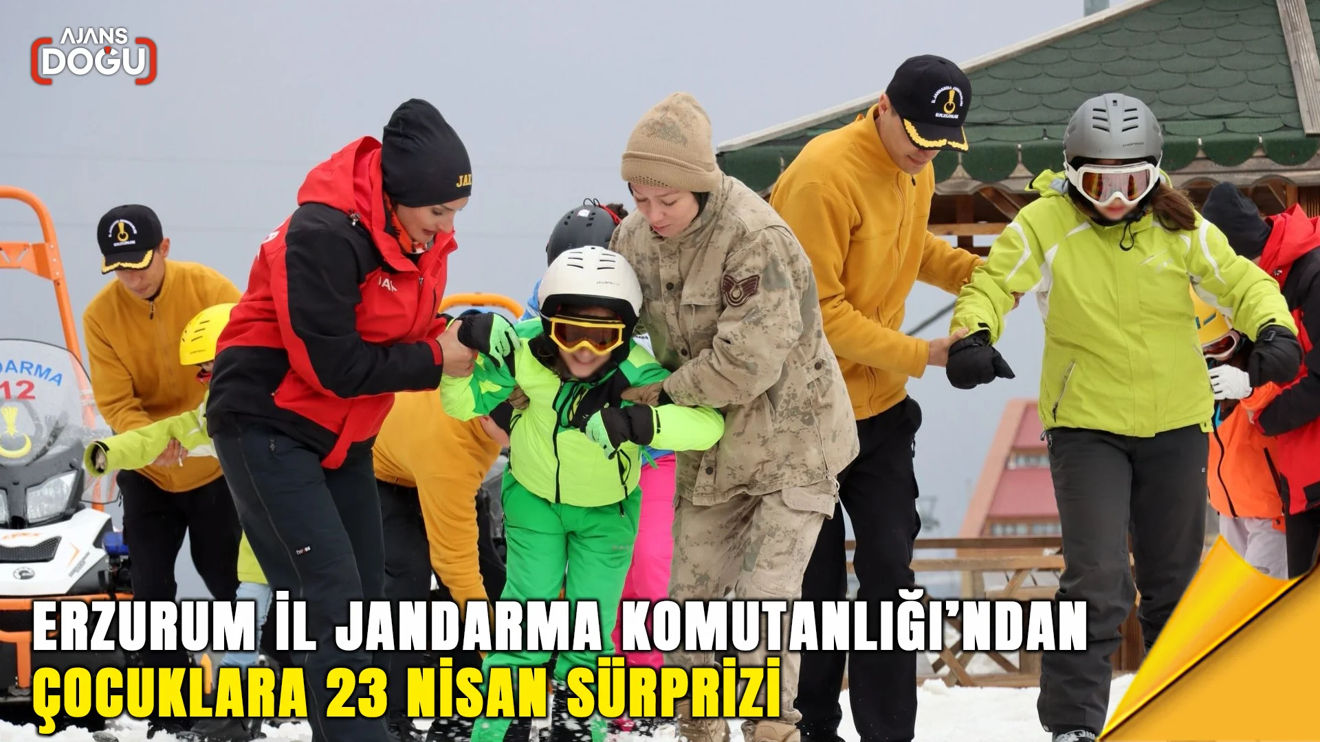 erzurum il jandarma komutanligindan cocuklara 23 nisan surprizi