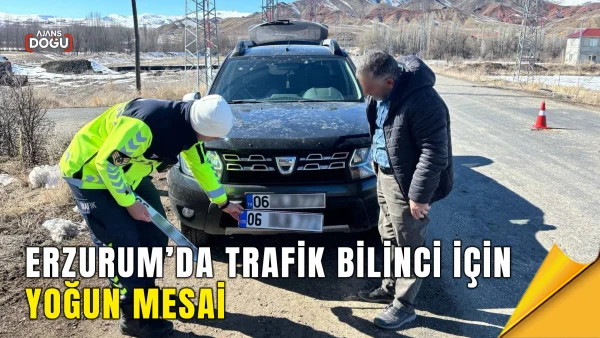 erzurumda-trafik-icin-yogun-denetim