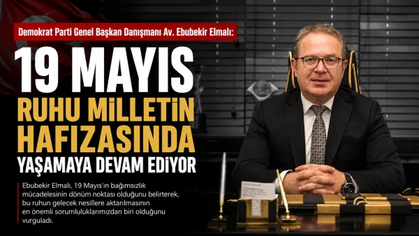 Elmalı: 19 Mayıs ruhu milletin hafızasında yaşamaya devam ediyor