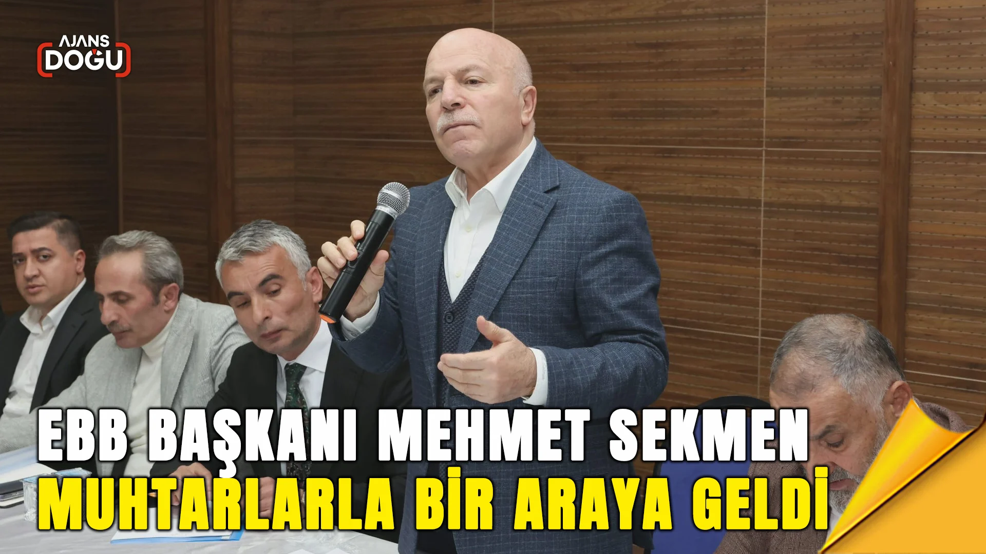 mehmet sekmen muhtarlarla bir araya geldi
