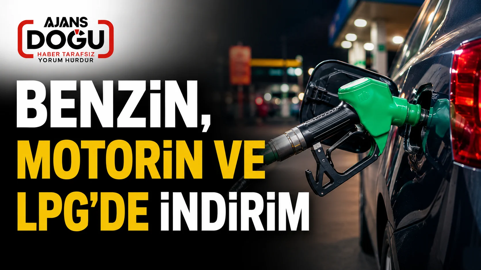 benzin motorin ve lpgde indirim
