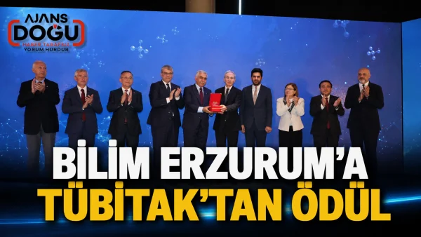 Bilim Erzurum'a TÜBİTAK'tan ödül