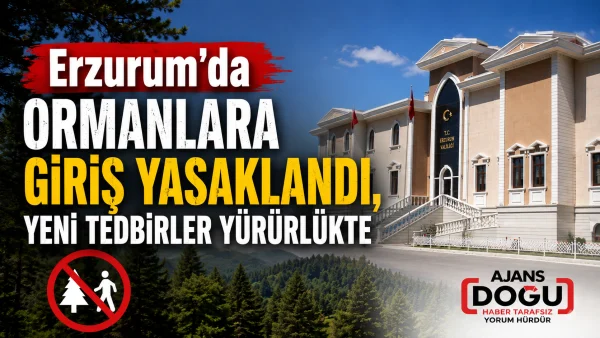 Erzurum'da ormanlara giriş yasaklandı, yeni tedbirler yürürlükte