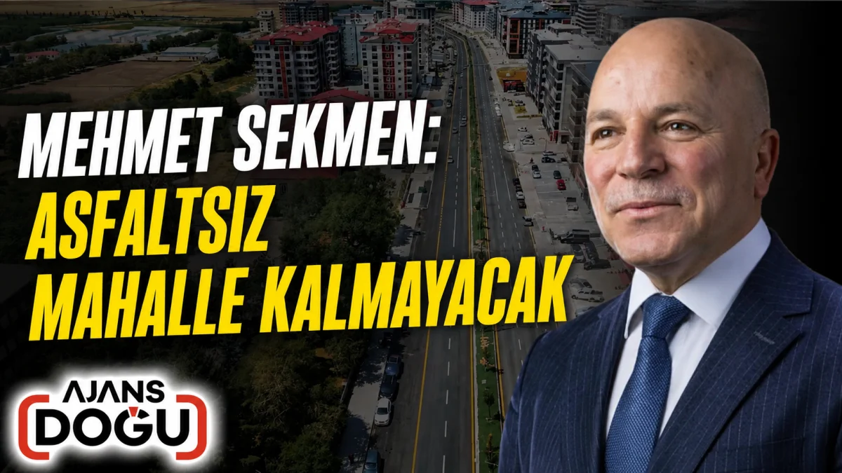 mehmet sekmen: asfaltsız mahalle kalmayacak