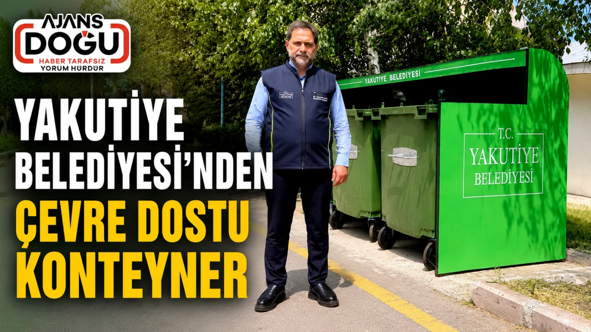 yakutiye belediyesi'nden çevre dostu konteyner