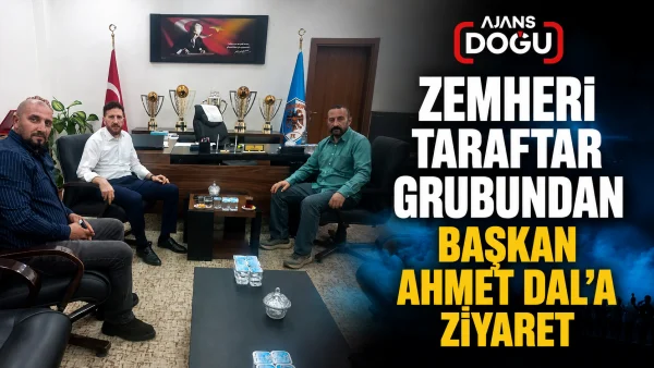 Zemheri Taraftar Grubundan Başkan Ahmet Dal'a ziyaret